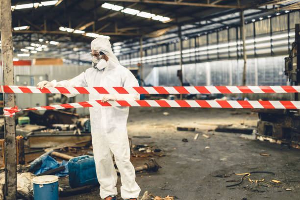 Professional Biohazard technician working in Chester Springs, PA